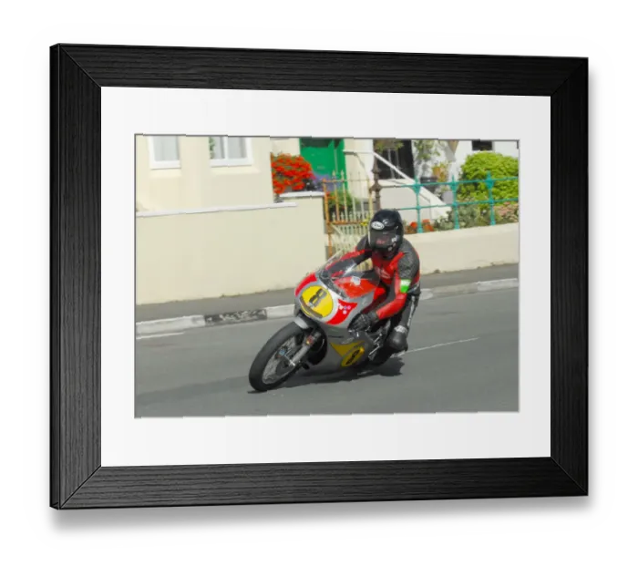Framed Print : Alan Oversby (Honda) 2016 Senior Classic TT Framed Print : Alan Oversby (Honda) 2016 Senior Classic TT