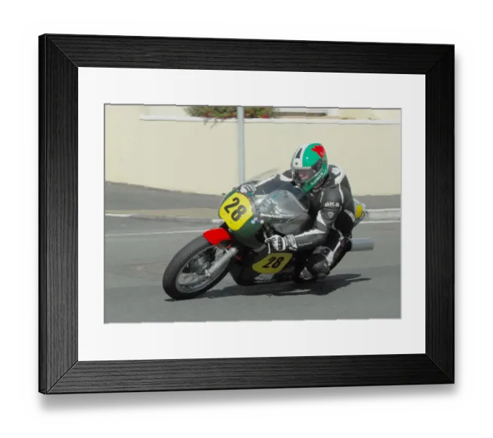 Framed Print : Meredydd Owen (Seeley) 2016 Senior Classic TT Framed Print : Meredydd Owen (Seeley) 2016 Senior Classic TT