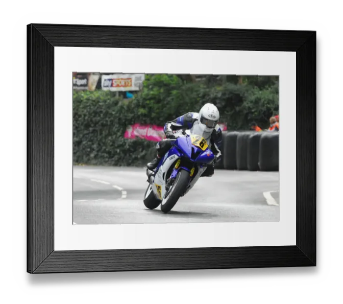 Framed Print : Steve Procter (Yamaha) 2016 Senior Manx Grand Prix Framed Print : Steve Procter (Yamaha) 2016 Senior Manx Grand Prix