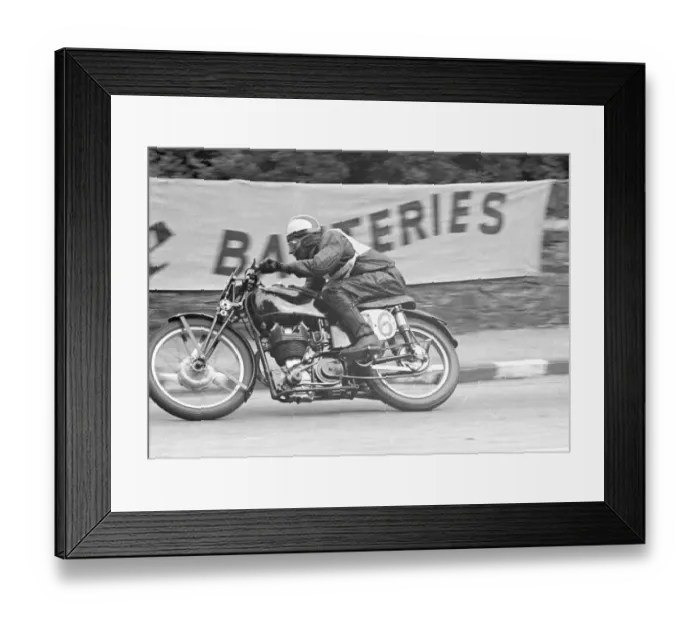 Framed Print : David Bogie (Velocette) 1951 Junior Manx Grand Prix Framed Print : David Bogie (Velocette) 1951 Junior Manx Grand Prix