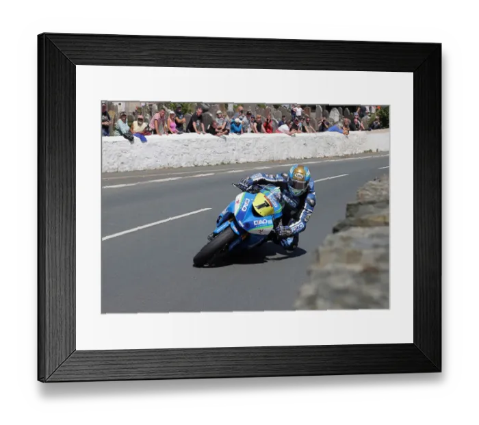 Framed Print : Dean Harrison (Kawasaki) 2022 Southern 100 Framed Print : Dean Harrison (Kawasaki) 2022 Southern 100