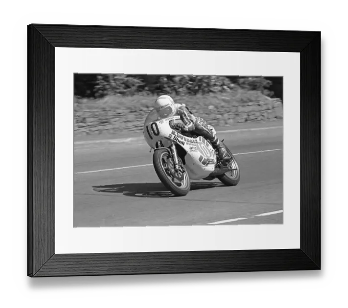 Framed Print : Charlie Williams (Dudgale Maxton Yamaha) 1975 Junior TT Framed Print : Charlie Williams (Dudgale Maxton Yamaha) 1975 Junior TT