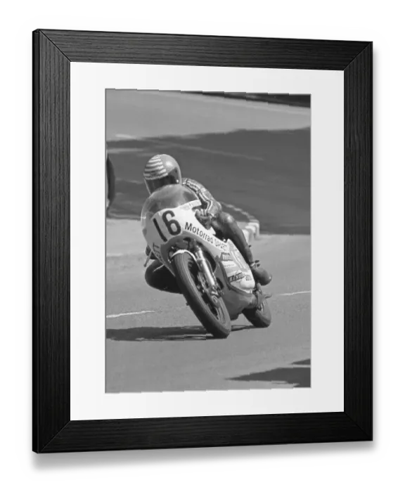 Framed Print : Helmut Kassner (Yamaha) 1975 Junior TT Framed Print : Helmut Kassner (Yamaha) 1975 Junior TT