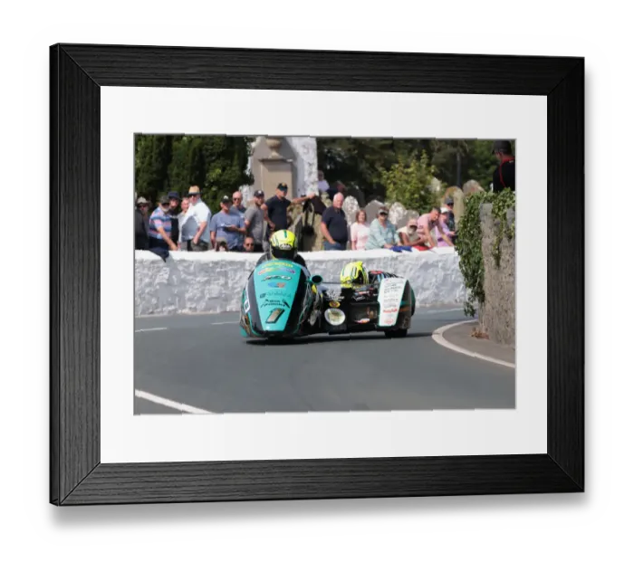 Framed Print : Pete Founds & Kevan Walmsley (LCR Rotek) 2022 Southern 100 Framed Print : Pete Founds & Kevan Walmsley (LCR Rotek) 2022 Southern 100