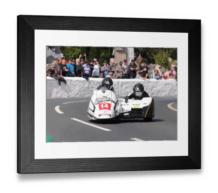 Framed Print : Wayne Lockey & Matthew Rostron (LCR Honda) 2022 Southern 100 Framed Print : Wayne Lockey & Matthew Rostron (LCR Honda) 2022 Southern 100
