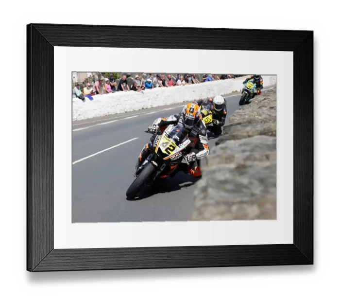 Framed Print : Richard Charlton (Yamaha) 2022 Southern 100 Framed Print : Richard Charlton (Yamaha) 2022 Southern 100