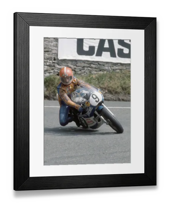 Framed Print : Chas Mortimer (Yamaha) 1975 Lightweight TT Framed Print : Chas Mortimer (Yamaha) 1975 Lightweight TT