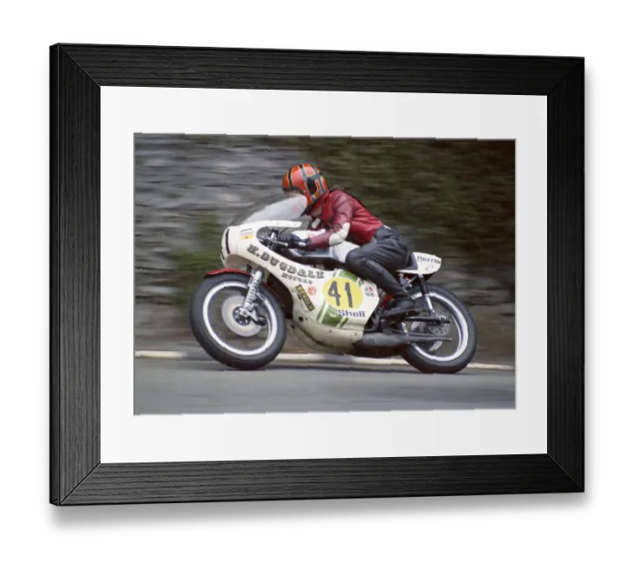 Framed Print : Bernard Murray (Dugdale Maxton Yamaha) 1974 Senior Manx Grand Prix Framed Print : Bernard Murray (Dugdale Maxton Yamaha) 1974 Senior Manx Grand Prix