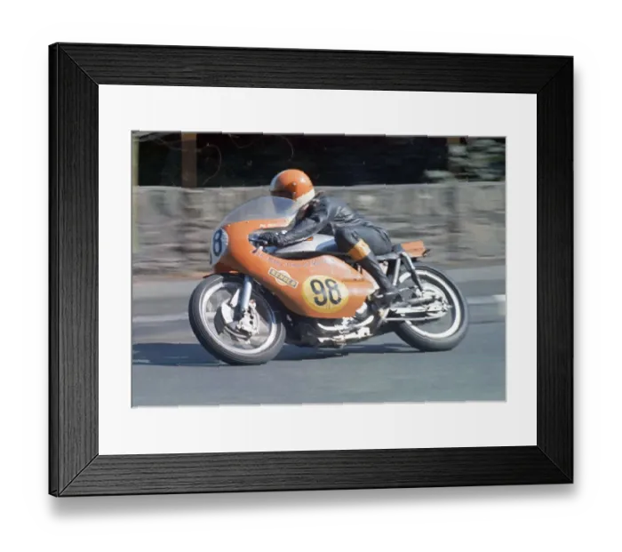 Framed Print : Les Bibby (Seeley) 1972 Senior Manx Grand Prix Framed Print : Les Bibby (Seeley) 1972 Senior Manx Grand Prix
