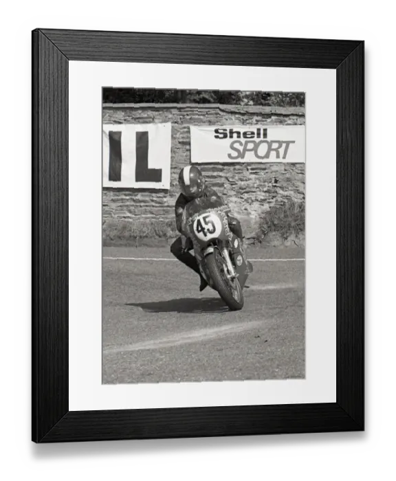 Framed Print : Ron Mellor (Seeley) 1973 Senior Manx Grand Prix