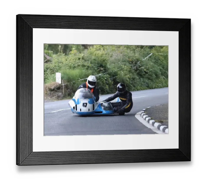 Framed Print : David Lissaman & Rob Child (JPR BMW) 2022 Pre TT Classic Framed Print : David Lissaman & Rob Child (JPR BMW) 2022 Pre TT Classic