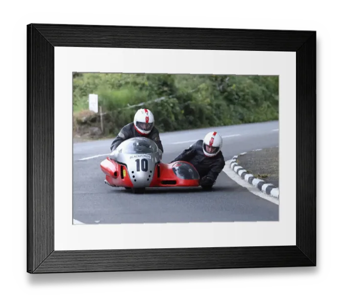 Framed Print : Wally Saunders & Bob Dowty (MR Equipe BMW) 2022 Pre TT Classic Framed Print : Wally Saunders & Bob Dowty (MR Equipe BMW) 2022 Pre TT Classic