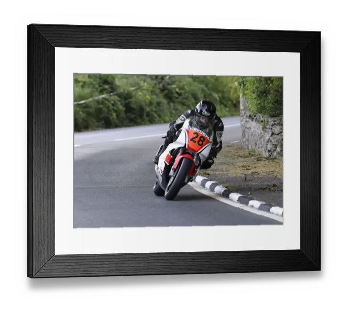 Framed Print : Tom Snow (Yamaha) 2022 Pre TT Classic Framed Print : Tom Snow (Yamaha) 2022 Pre TT Classic