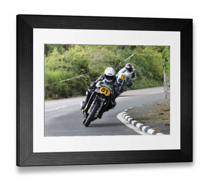 Framed Print : Keith Clarke (Norton) 2022 Pre TT Classic Framed Print : Keith Clarke (Norton) 2022 Pre TT Classic