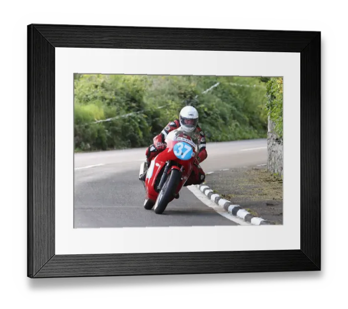 Framed Print : Dean Edwards (Drixton Honda) 2022 Pre TT Classic