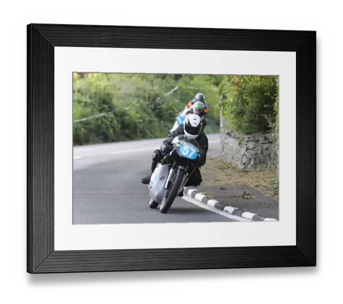 Framed Print : Bryan Nichol (Norton) 2022 Pre TT Classic Framed Print : Bryan Nichol (Norton) 2022 Pre TT Classic
