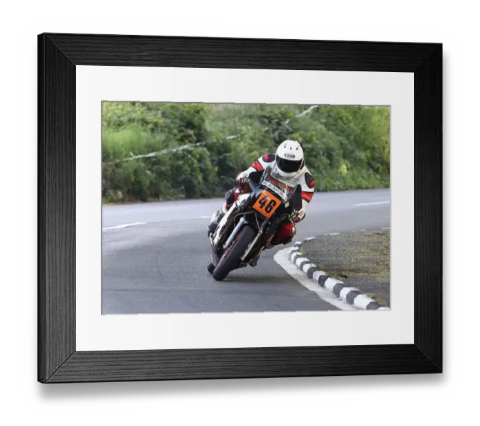 Framed Print : Anthony Redmond (Yamaha) 2022 Pre TT Classic Framed Print : Anthony Redmond (Yamaha) 2022 Pre TT Classic