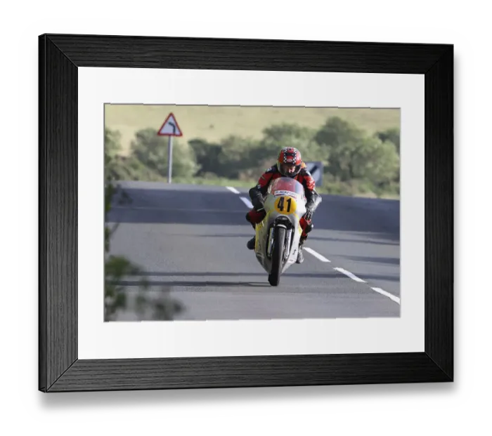 Framed Print : Colin Stockdale (Honda) 2022 Pre TT Classic Framed Print : Colin Stockdale (Honda) 2022 Pre TT Classic