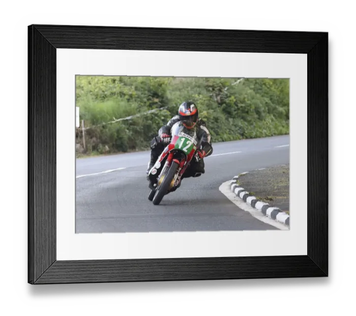 Framed Print : Richard Ford (Suzuki) 2022 Pre TT Classic Framed Print : Richard Ford (Suzuki) 2022 Pre TT Classic
