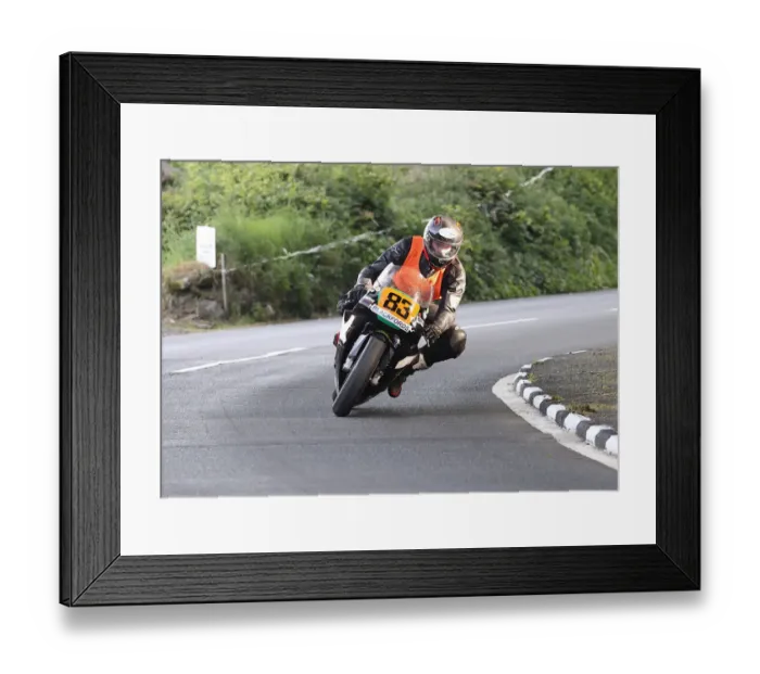 Framed Print : Gareth Arnold (Yamaha) 2022 Pre TT Classic Framed Print : Gareth Arnold (Yamaha) 2022 Pre TT Classic