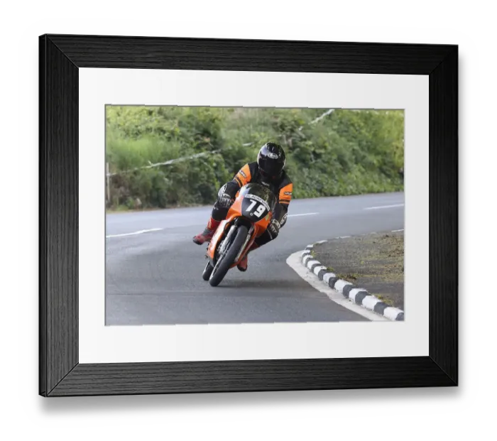 Framed Print : Mark Herbertson (Honda) 2022 Pre TT Classic Framed Print : Mark Herbertson (Honda) 2022 Pre TT Classic