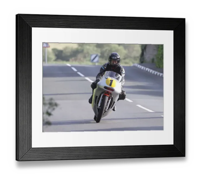 Framed Print : Alan Oversby (Ireland Honda) 2022 Pre TT Classic Framed Print : Alan Oversby (Ireland Honda) 2022 Pre TT Classic