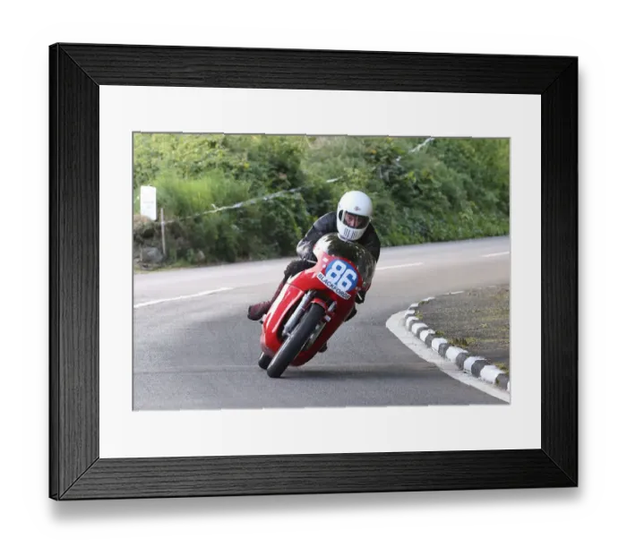 Framed Print : Bill Swallow (Honda) 2022 Pre TT Classic Framed Print : Bill Swallow (Honda) 2022 Pre TT Classic