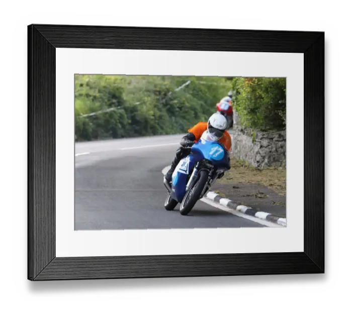 Framed Print : Russell Roebury (Honda) 2022 Pre TT Classic Framed Print : Russell Roebury (Honda) 2022 Pre TT Classic