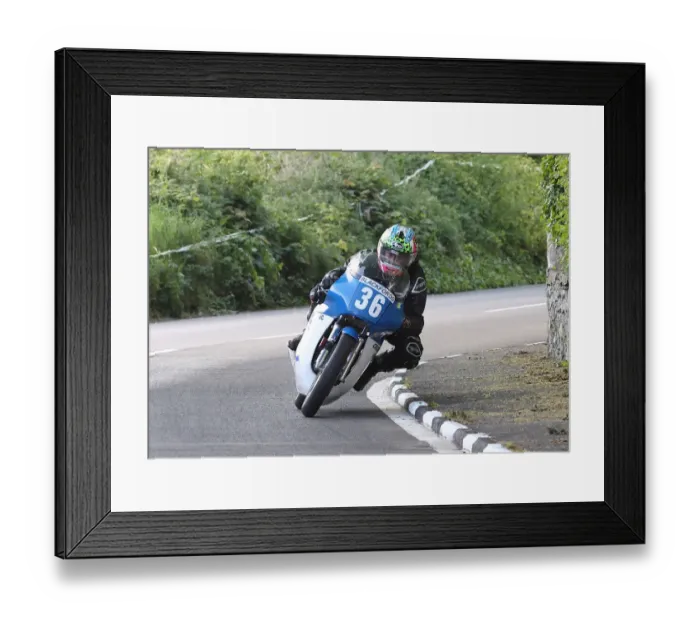 Framed Print : Jamie Coward (Craven Honda) 2022 Pre TT Classic Framed Print : Jamie Coward (Craven Honda) 2022 Pre TT Classic