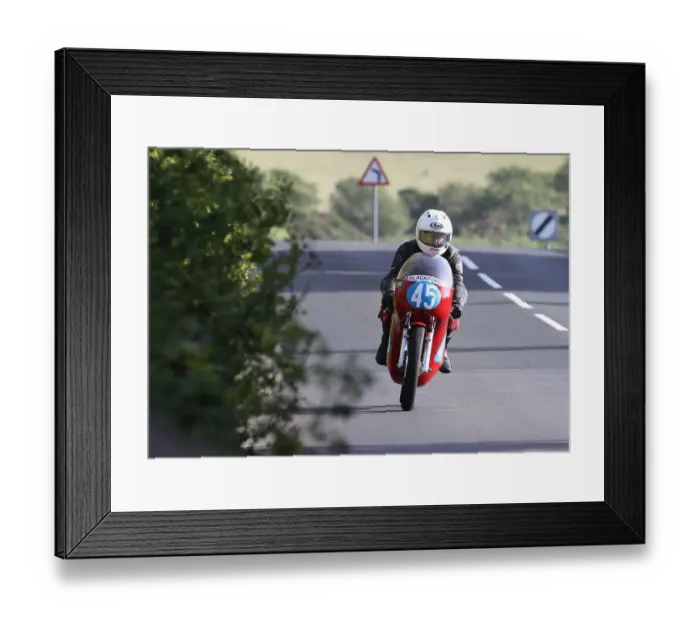 Framed Print : Adrian Skaife (Aermacchi) 2022 Pre TT Classic Framed Print : Adrian Skaife (Aermacchi) 2022 Pre TT Classic