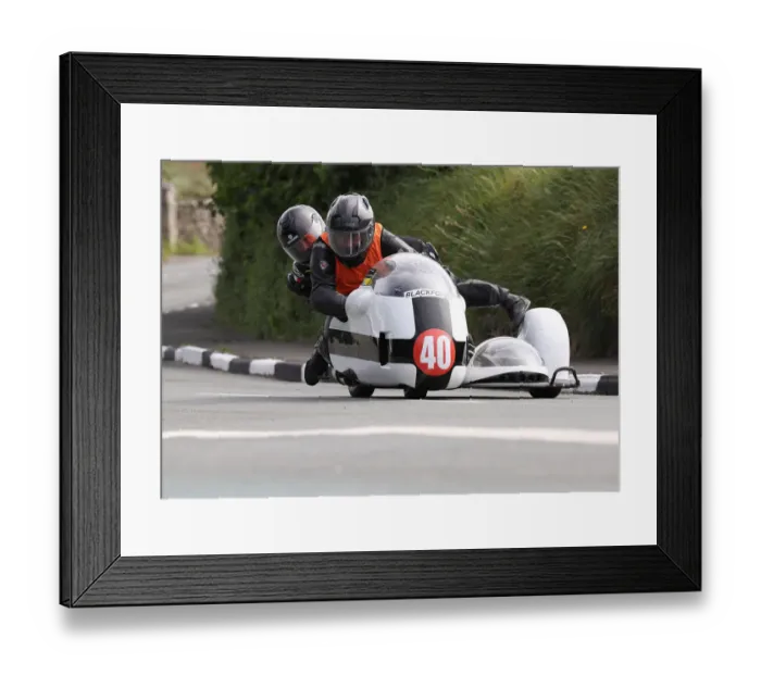 Framed Print : Jose Nobre & Paola Lavarino (NRE Yamaha) 2022 Pre TT Classic Framed Print : Jose Nobre & Paola Lavarino (NRE Yamaha) 2022 Pre TT Classic