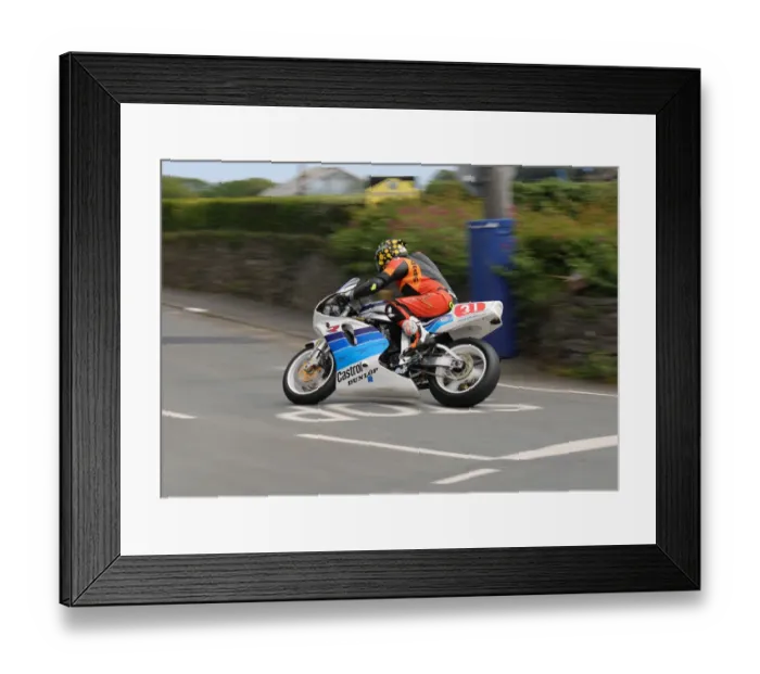 Framed Print : Colin Croft (Suzuki) 2022 Pre TT Classic Framed Print : Colin Croft (Suzuki) 2022 Pre TT Classic
