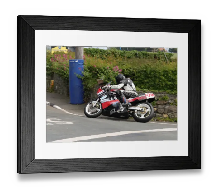 Framed Print : Brian Clark (Suzuki) 2022 Pre TT Classic Framed Print : Brian Clark (Suzuki) 2022 Pre TT Classic