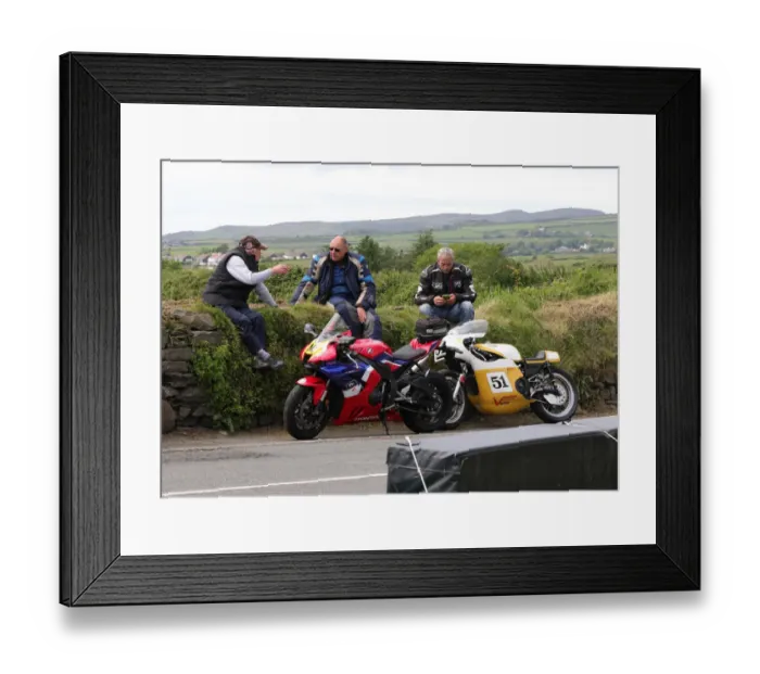 Framed Print : Nicolai Klinker (Triumph) 2022 Pre TT Classic Framed Print : Nicolai Klinker (Triumph) 2022 Pre TT Classic