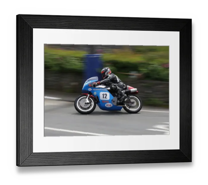 Framed Print : Richard Ford (Norton) 2022 Pre TT Classic Framed Print : Richard Ford (Norton) 2022 Pre TT Classic