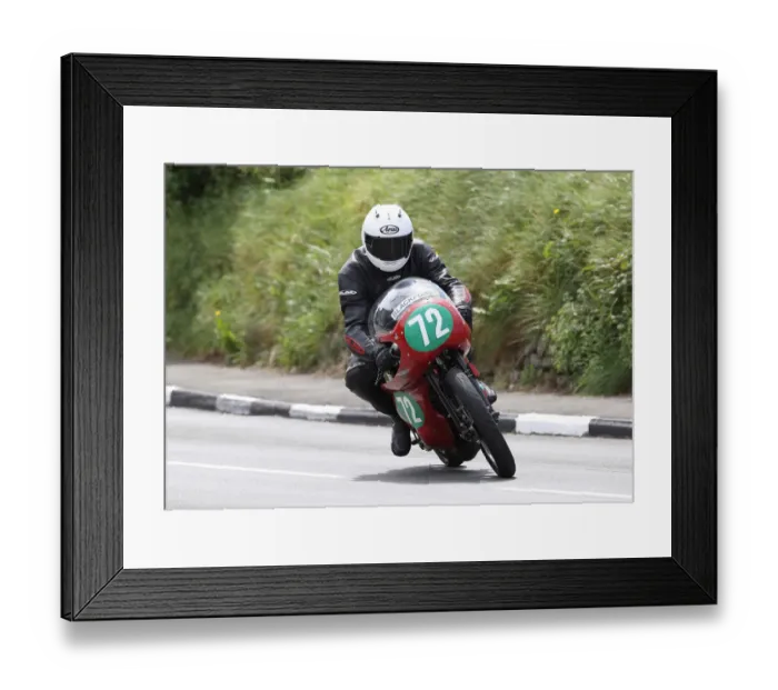 Framed Print : Ian Bainbridge (Cotton) 2022 Pre TT Classic Framed Print : Ian Bainbridge (Cotton) 2022 Pre TT Classic