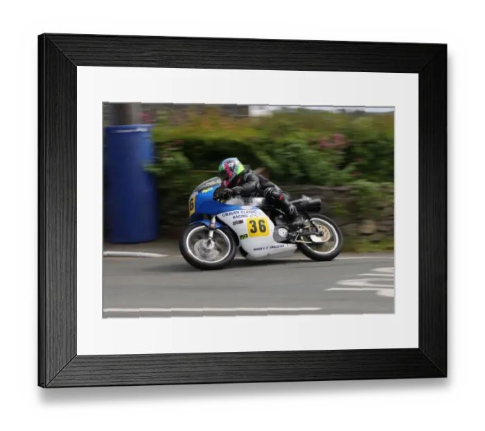 Framed Print : Jamie Coward (Craven Norton) 2022 Pre TT Classic Framed Print : Jamie Coward (Craven Norton) 2022 Pre TT Classic