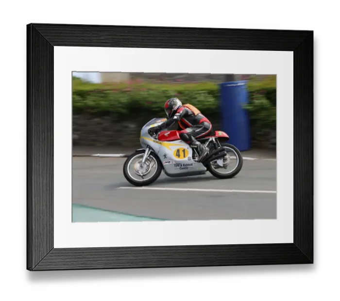 Framed Print : Colin Stockdale (Honda) 2022 Pre TT Classic Framed Print : Colin Stockdale (Honda) 2022 Pre TT Classic