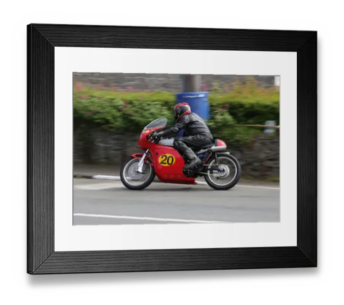 Framed Print : Gary Hutton (Honda) 2022 Pre TT Classic Framed Print : Gary Hutton (Honda) 2022 Pre TT Classic