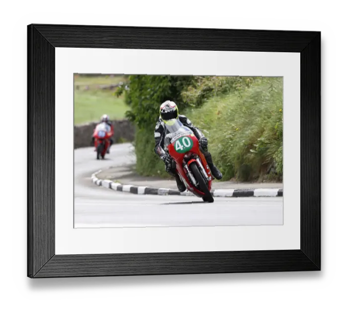Framed Print : Barry Davidson (J+G Honda) 2022 Pre TT Classic Framed Print : Barry Davidson (J+G Honda) 2022 Pre TT Classic