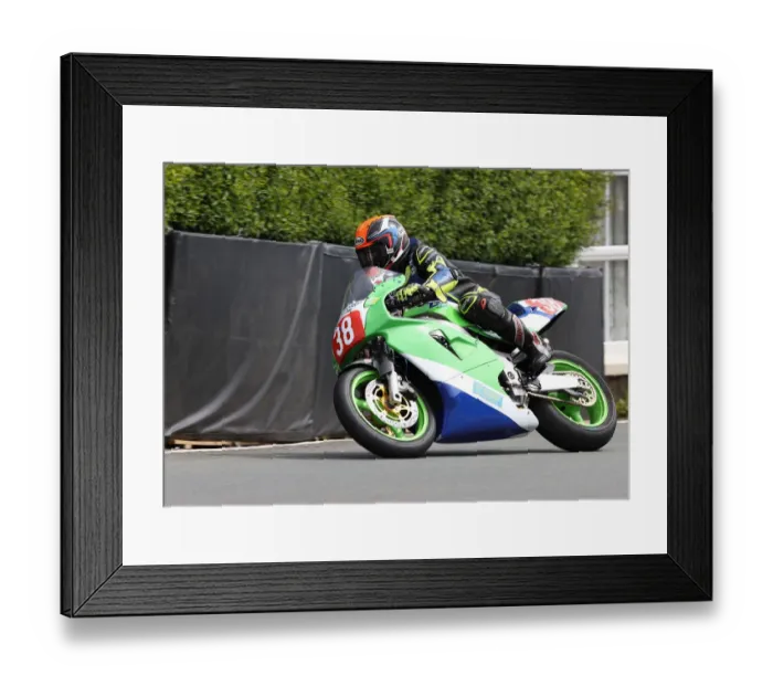 Framed Print : Paul Williams (Kawasaki) 2022 Pre TT Classic Framed Print : Paul Williams (Kawasaki) 2022 Pre TT Classic