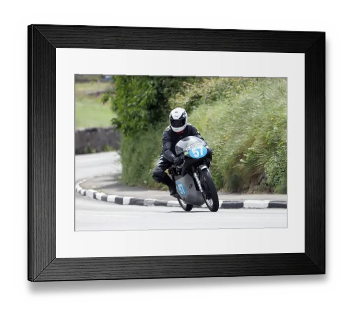 Framed Print : Brian Nichol (Norton) 2022 Pre TT Classic Framed Print : Brian Nichol (Norton) 2022 Pre TT Classic