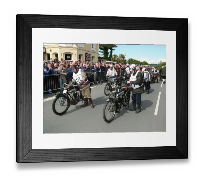 Framed Print : Wyndham Rees jnr (1912 Triumph) No. 17 and Chris Lewis (1912 Triumph) Framed Print : Wyndham Rees jnr (1912 Triumph) No. 17 and Chris Lewis (1912 Triumph)