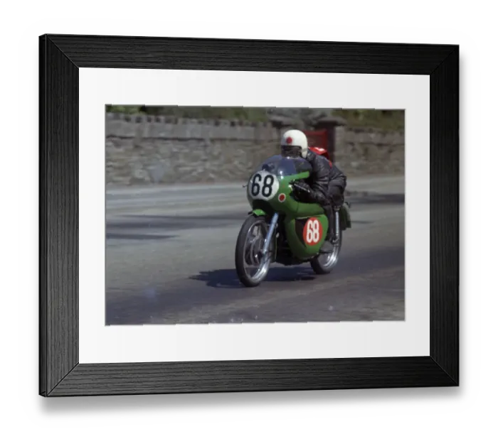 Framed Print : Mick Rogers (Ducati) 1969 250 Production TT Framed Print : Mick Rogers (Ducati) 1969 250 Production TT