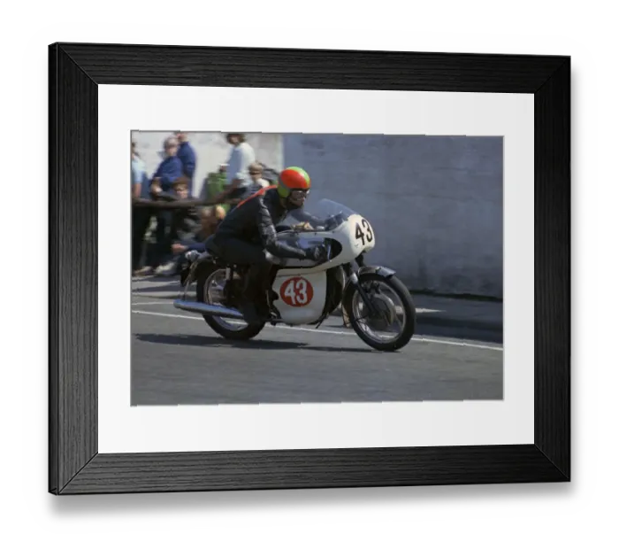 Framed Print : Ray Knight (Triumph) at Ramsey 1969 Production TT Framed Print : Ray Knight (Triumph) at Ramsey 1969 Production TT