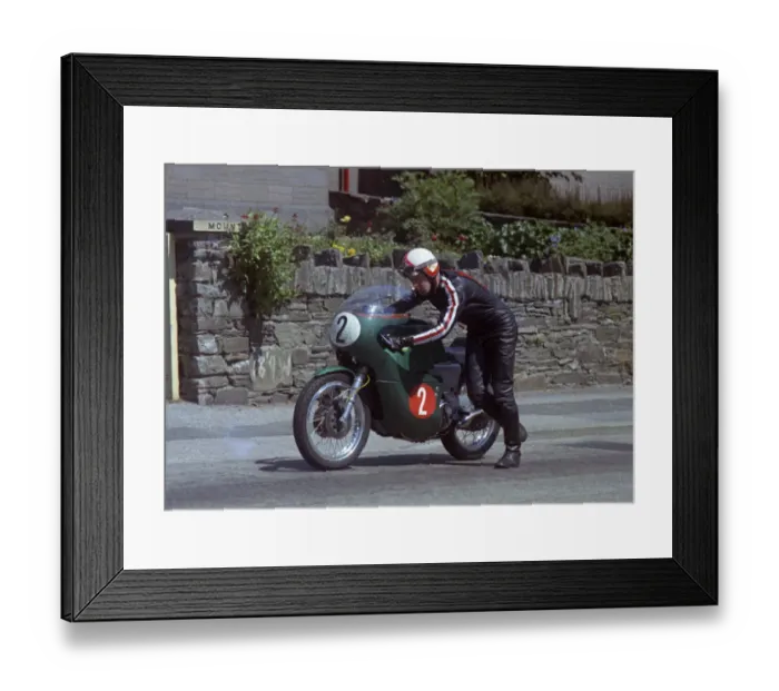 Framed Print : Broke it! Graham Bailey (Kuhn Norton) on Glencrutchery Road
