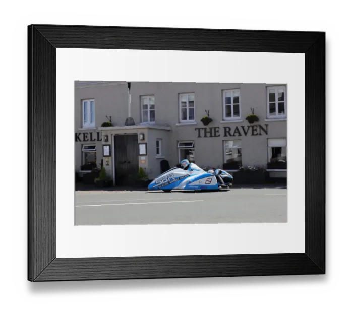 Framed Print : John Holden & Lee Cain (Honda) leave Ballaugh Bridge Framed Print : John Holden & Lee Cain (Honda) leave Ballaugh Bridge
