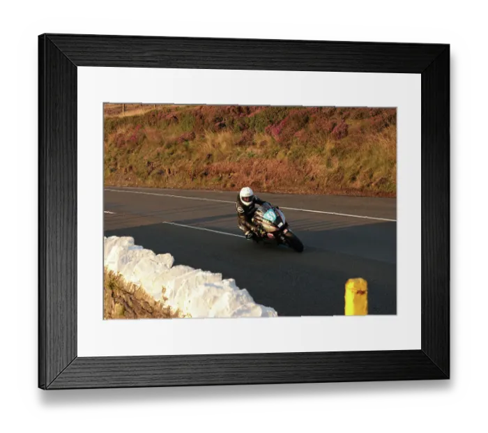 Framed Print : Adrian Skaife Kawasaki 2022 Junior Manx Grand Prix Framed Print : Adrian Skaife Kawasaki 2022 Junior Manx Grand Prix