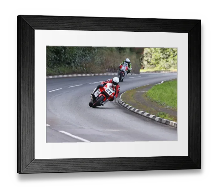 Framed Print : Shaun Anderson Kawasaki 2022 Classic Superbike