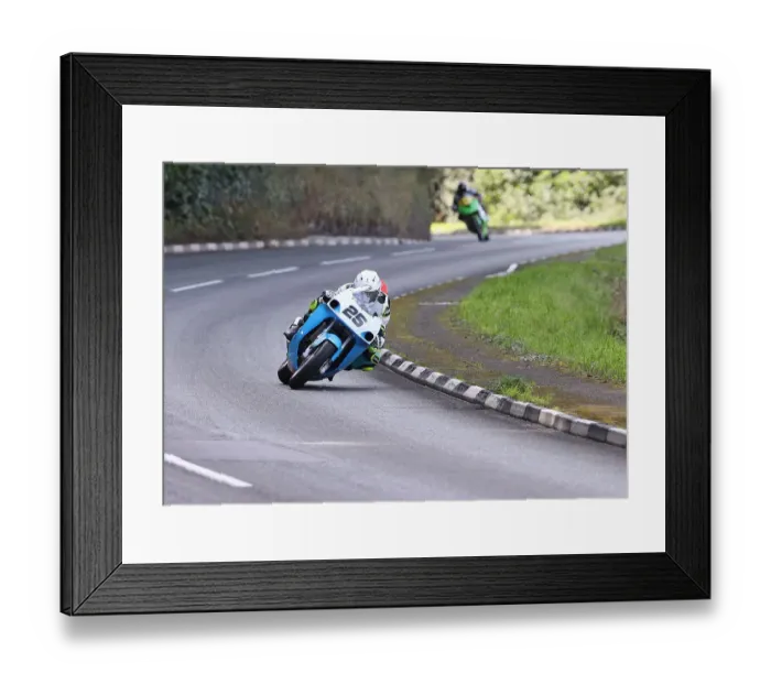 Framed Print : Michael Evans Suzuki 2022 Classic Superbike ManxGrand Prix
